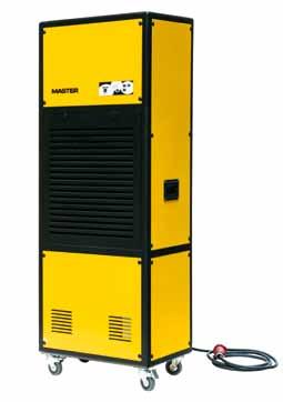 PROFESSIONAL CONDENSATION DEHUMIDIFIERS BIG SIZE Big air flow for fast and effective dehumidification Robust metal frame and
