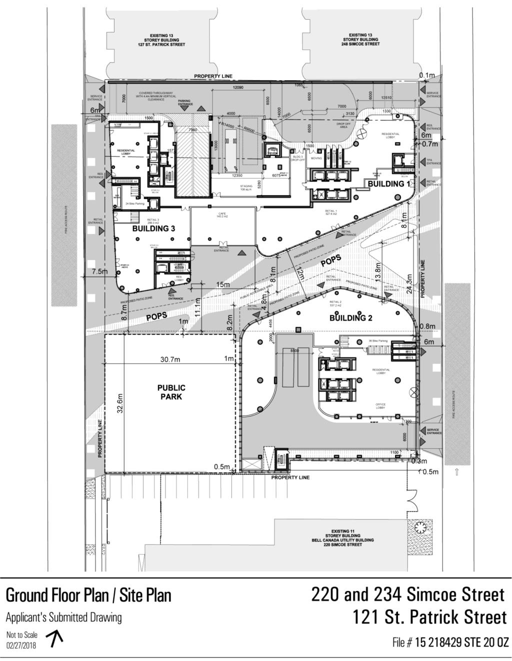 Attachment 1: Ground Floor Plan/Site Plan Staff report for action
