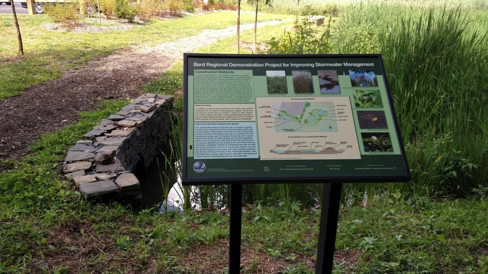 INTERPRETIVE SIGNAGE WAS A PROJECT REQUIREMENT BY