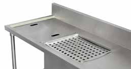 left. SS-R Also available in 1350 x 610 SSR610 FREE sink basket waste drainer included Sink Pricing and