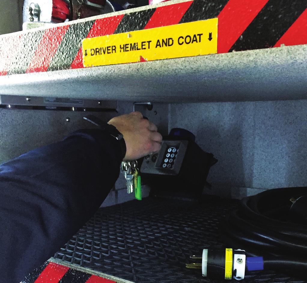 unit to secure their Knox Master Key. They tested a couple of units on a few of their trucks to see how the units would work for their department.