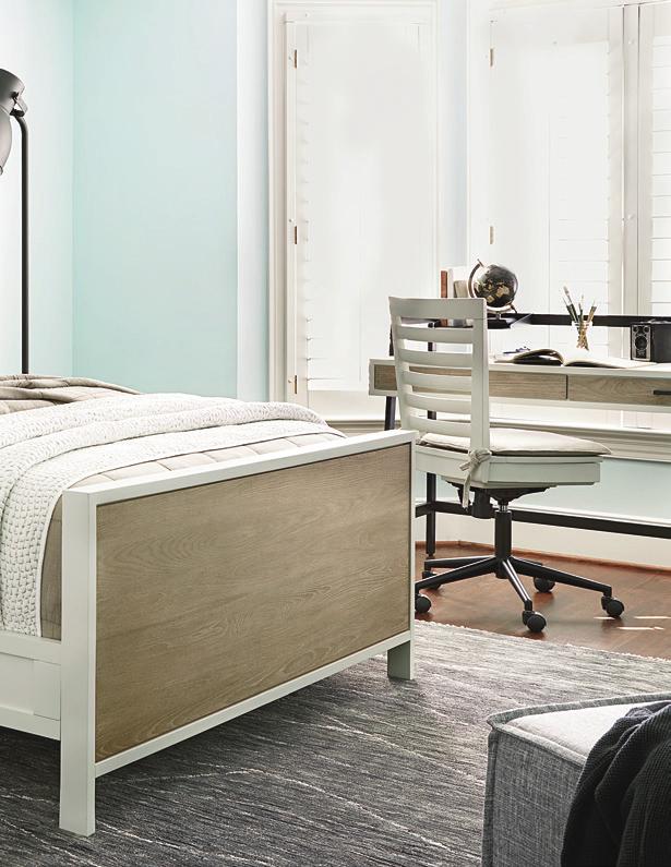 PANEL BED 5321042 Full / 56w x 82d x 50h (Footboard height is 26") NIGHTSTAND 5321080 /