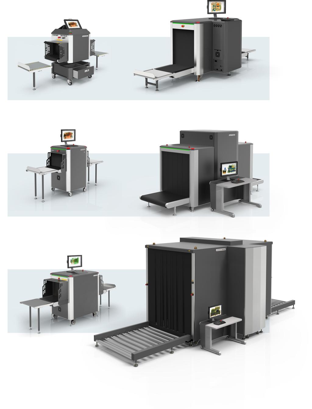 BAGGAGE INSPECTION SYSTEMS SINGLE VIEW MODELS BV 5030CA BV 6080 Touch screen Optional BV 5030 BV 100100TB BV 6045 BV 160180 Compliant with standards for cabinet X-ray systems (USFDA, Center for