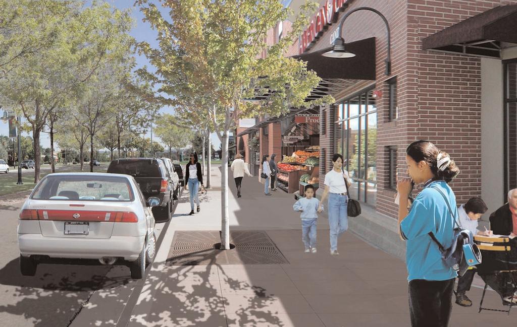 Principle 3: Make it Walkable Along West Alameda Avenue, the purposes of walking vary. In Downtown Lakewood and the neighborhood centers, walking trips are most focused on shopping.