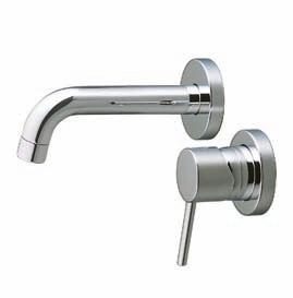 Contra-rotating handles Suitable for use with Minimalist wall mounted bath and basin spouts (sold