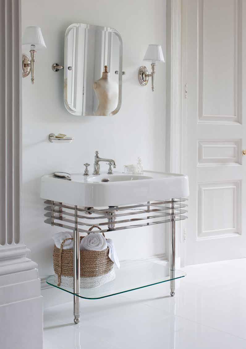 Brighten up your bathroom with a crisp white colour palette that will last for years.