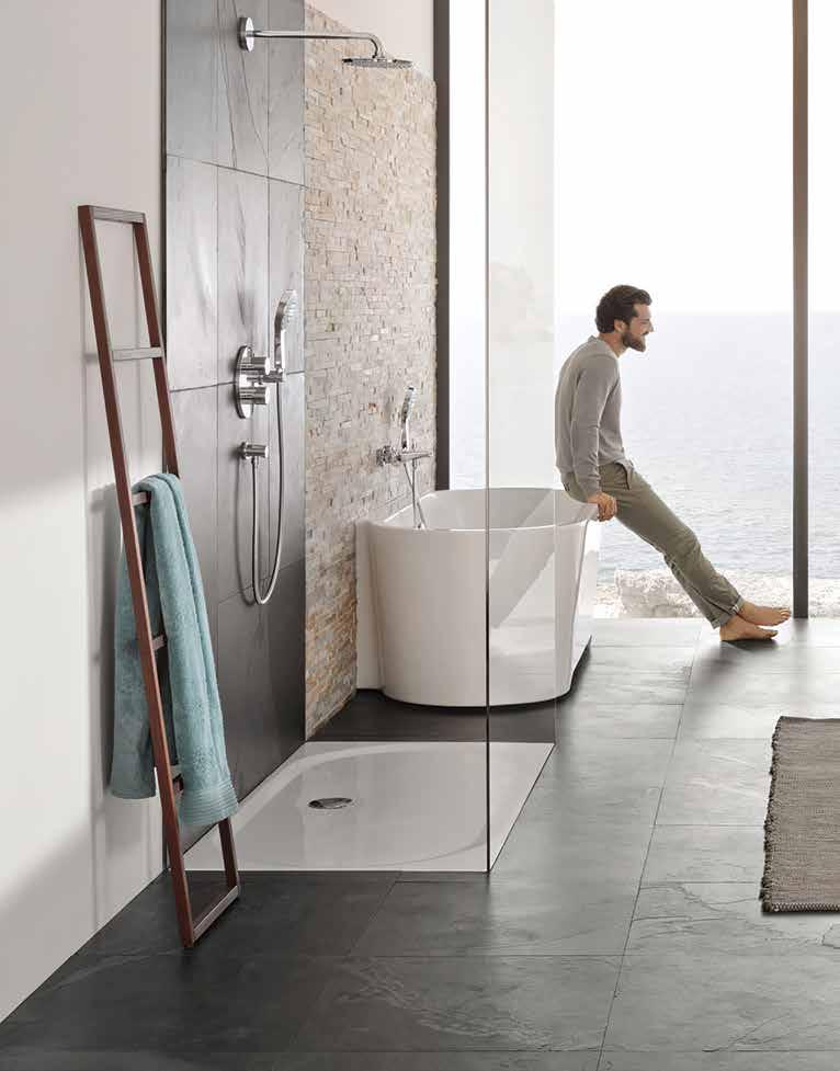 18 The purest pleasure. Eurodisc Joy returns vitality, dynamics and creativity to your bathroom and infuses it with a reviving lightness.