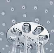 GROHE Rain O2 technology infuses water drops with air for a fuller, richer shower spray. But there is more.