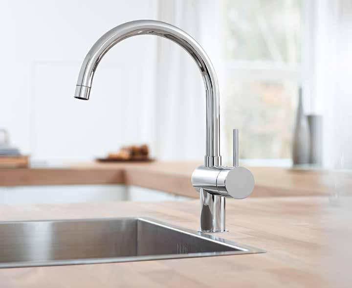 MINTA Our most popular faucet combines a distinctively minimal silhouette with
