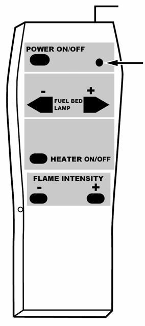 Operating by Remote Control Note. This heater can only be operated using the remote. Take care not to lose Infrared ray exit Indicator light 1. Remove the cover from the back of the remote control. 2.
