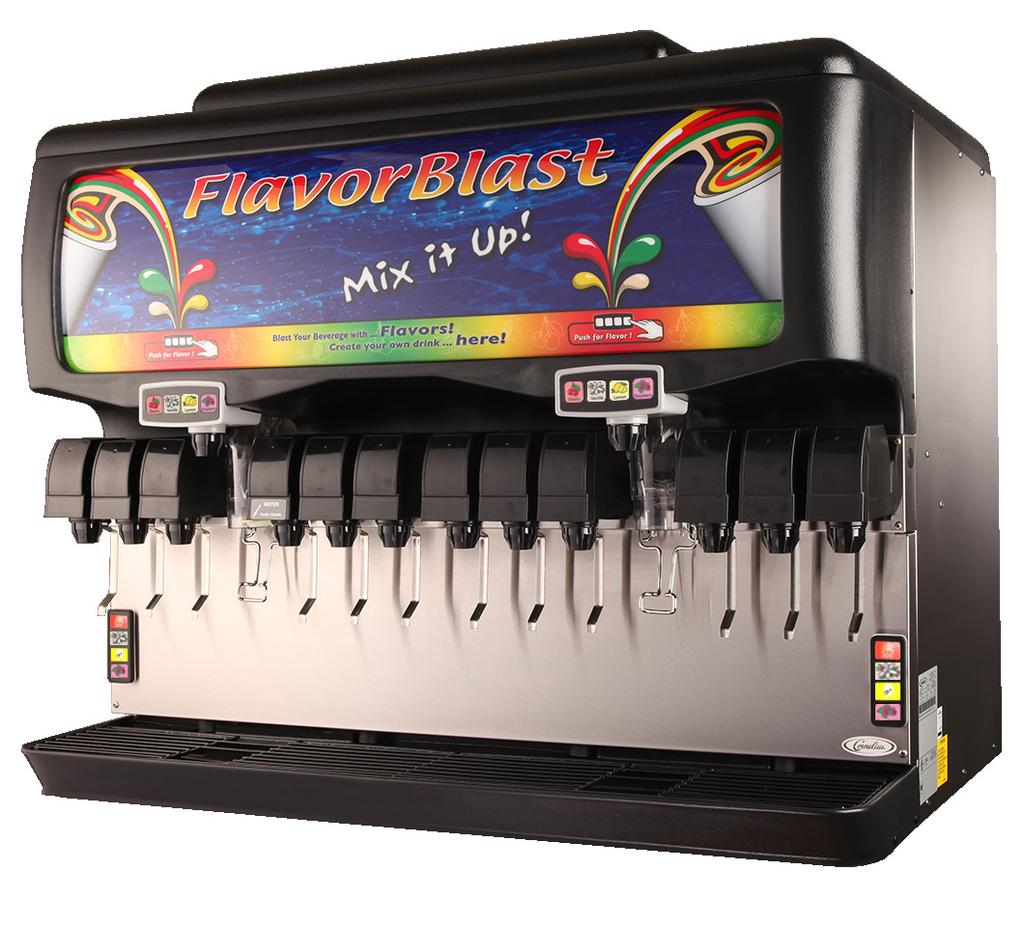 mode eliminates flavor carry over Enhance your ED - Option for Enduro Ice Drink Dispensers with lighted merchandisers Easy Install - Simple to retrofit kit onto existing Enduro Ice Drink Dispensers