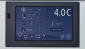 1 accuracy Bottom temperature display (when optional bottom probe supplied) Password protection Date