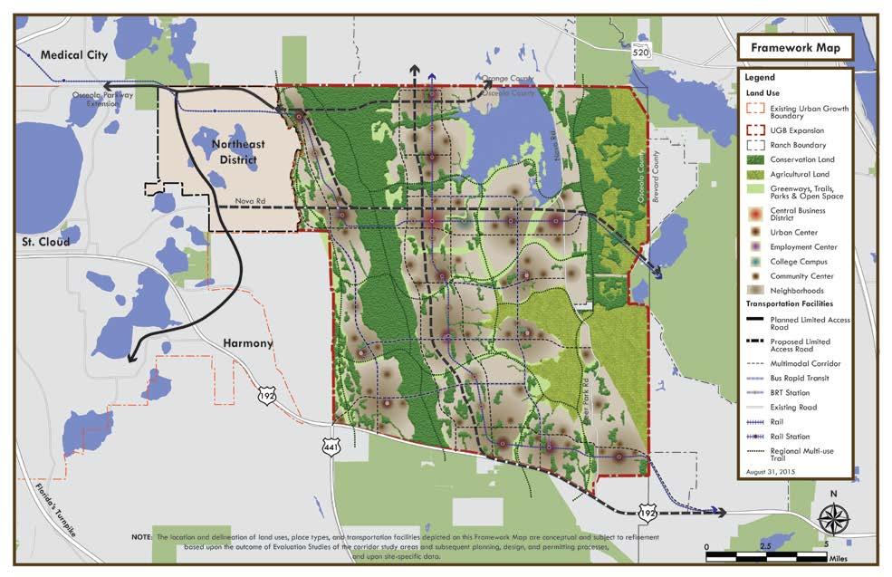 The North Ranch Master Plan is a conceptual plan that responds, on a landscape scale, to the Governor s request and builds on the work of the East Central Florida Corridor Task Force.