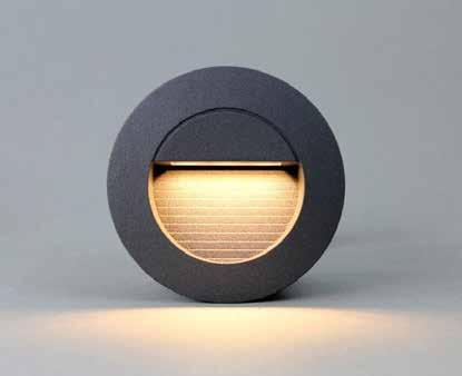 LED Exterior Recessed Wall Lights CLA3936 Input voltage: 240V AC Die cast aluminium matt black or silver Internal LED driver included Not suitable for dimming