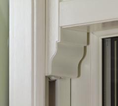 Vertical Sliding Sash Windows Design Features Sculptured Frame Detail Beautifully designed and highly durable sculptured PVCu profiles create an authentic and long-lasting pristine appearance.