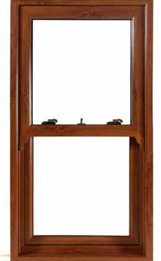 The top sash is top hung, it has an outwardly opening sash, hinged so that the top portion of