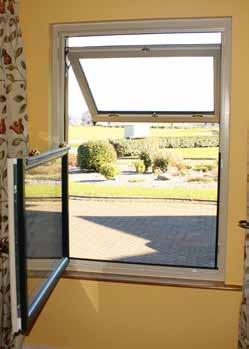 This is not possible with a traditional sliding sash window.