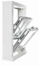 openings up to 1500mm wide x 2500mm high. For wider openings windows are designed to be linked together.