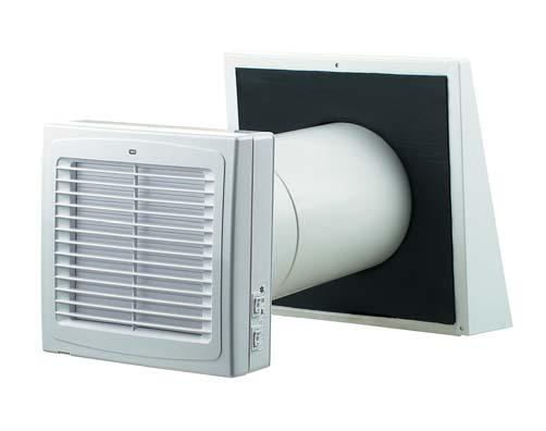 xial with Heat Recovery GHR Dimensions Description The single-room ventilator GHR with its grille finish fascia is an easy and effective solution for arranging of decentralized energy saving