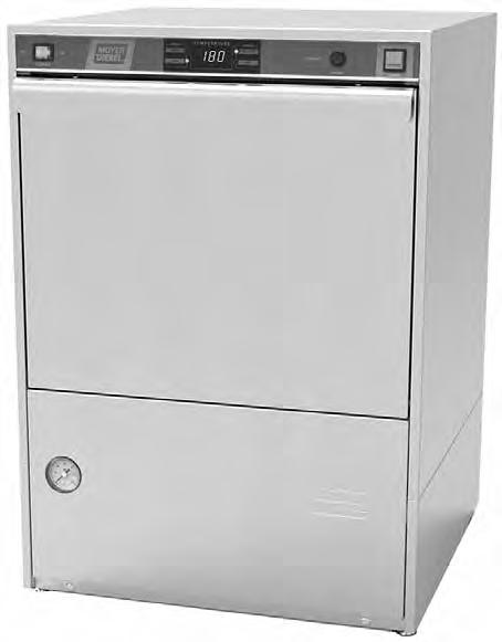 Installation, Operation, Cleaning and Maintenance Manual High Temperature Undercounter Dishwasher Model: 383HT Hot water sanitizing with 4kW built-in stainless steel electric booster Option: 6kW