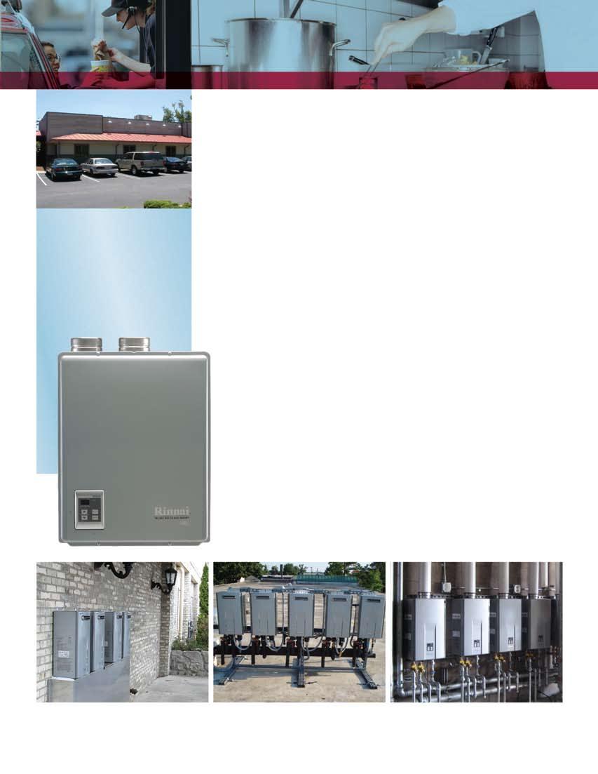 commercial commercial applications Commercial Quality at Your Fingertips Both commercial and residential customers benefit from the innovative heat exchanger design of the LS Series.