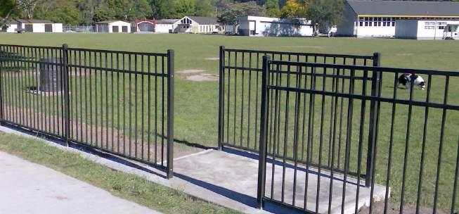 be avoided, use transparent and decorative fences that maintain