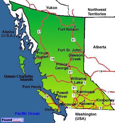 Western Canada Natural Systems contributed to western Canada s development Southern BC
