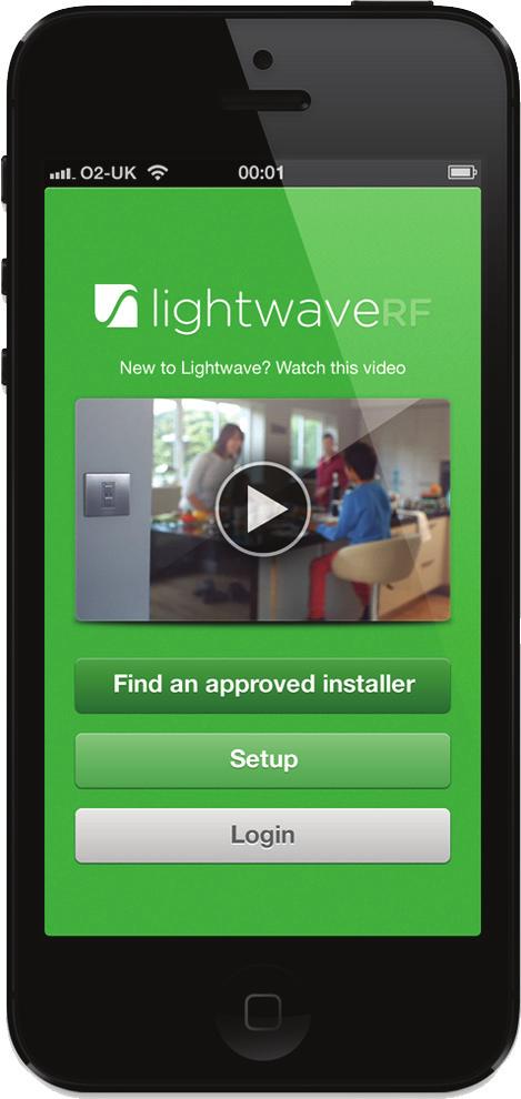 Setting up the LightwaveRF App Linking the TRVs to the LightwaveRF Apps To use the App or Web App to control TRVs, you will first need to install the Lightwave Link.