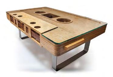 The coffee table can also be turned over, i.e. there is an A and a B side. www.jeffskierkadesigns.