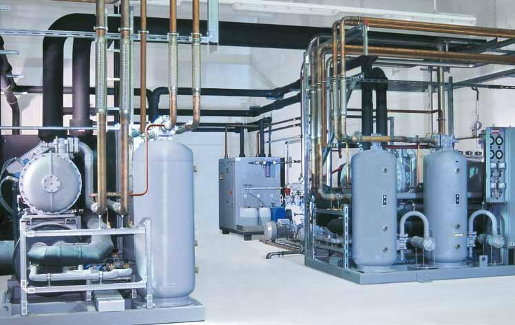 One-stop turnkey plants Our tasks include the complete planning of a cooling plant including all the peripheral equipment and instruments.
