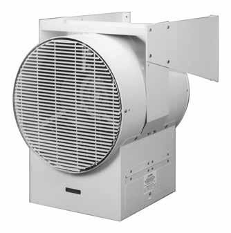 Industrial Air & Radiant Heaters UB High Capacity Horizontal Blower Heater INDUSTRIAL UNIT HEATERS & ACCESORIES 2-50 kw 6,820-170,600 Btuh 120, 208, 240, 277, 480 and 550 Volt 1 or 3 Phase Wall or