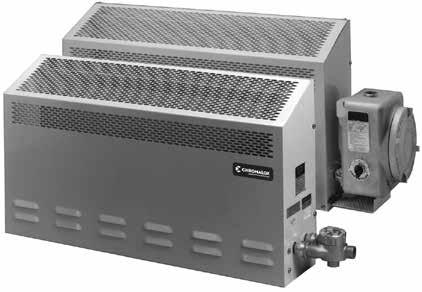 Dimensions (Inches) A 9 ATEX and EAC Models Available B 3-1/4 Description Type CVEP explosion proof convection heater is designed to provide a rugged, corrosionresistant heat source for areas where