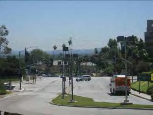 looking west at the Shops of Montebello sign Figure 4-6.