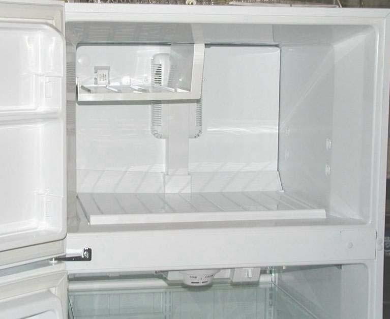 EVAPORATOR ACCESS Remove Ice Shelf and Freezer Floor to
