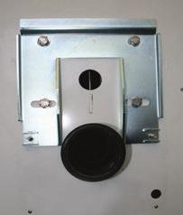 follows: The threaded pins must be positioned in the hole of the frame.