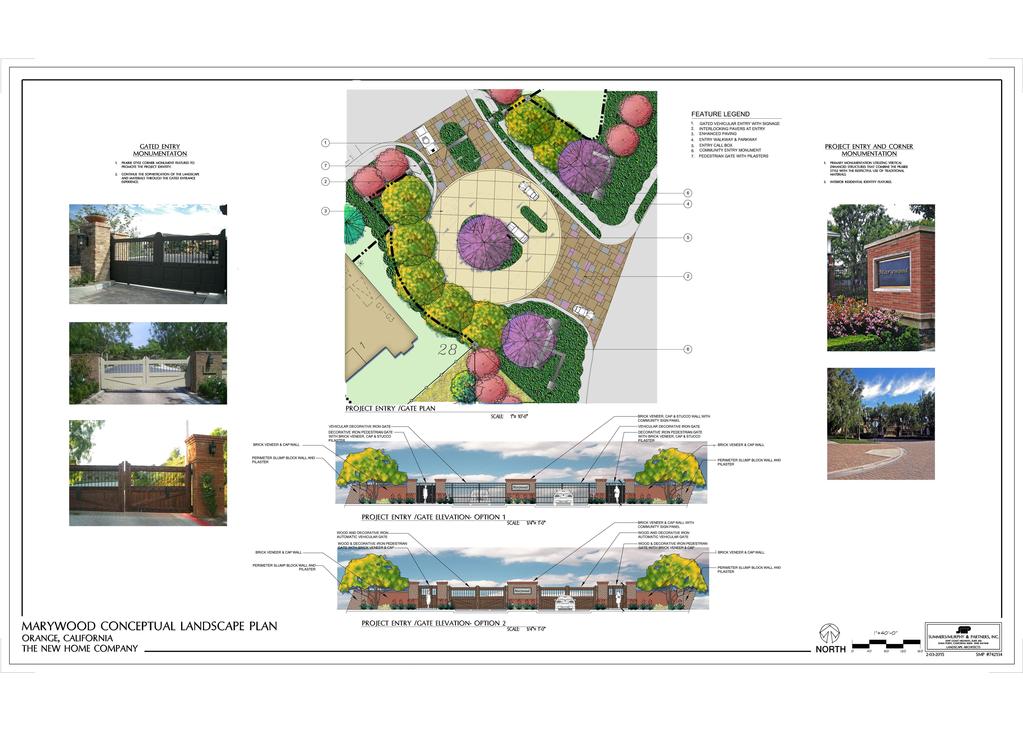 Marywood Conceptual Entry Drive Landscaping Source: Summers /