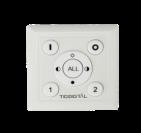 hand remote, 99 zones programmable,65 feet signal receiving distance