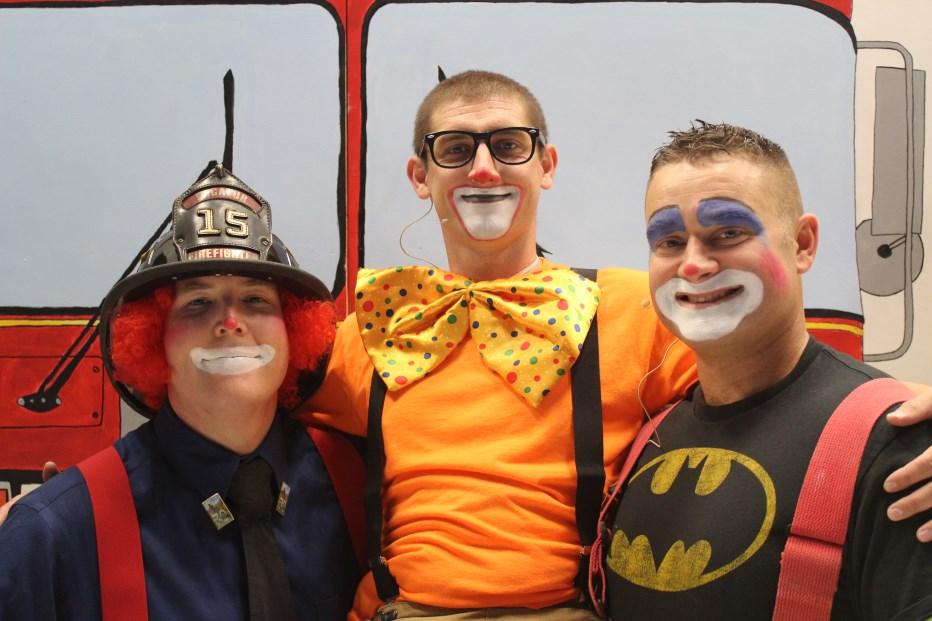 Fire Department's Fire Safety Education Clown Group works to teach children the importance of fire prevention and home and life safety.