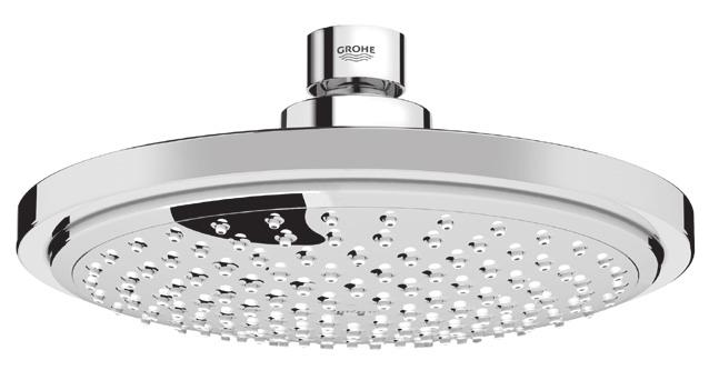 Both showers present GROHE s luxurious Rain spray, identified by