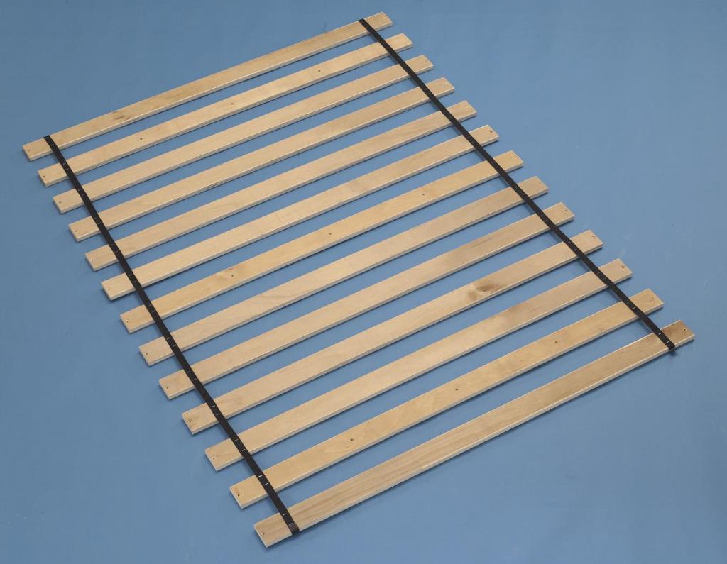 King Roll Slats B100-14 Give your mattress added support and distribute body weight more evenly with the addition of wooden roll slats.