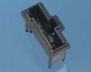 Mechanical polarisation Designed for use on PCB in electronic boxes Mechanical polarisation Contact material: Brass Post plated Holder material: PBT 10 % GF HB Color: Black Tray packaging Codings:
