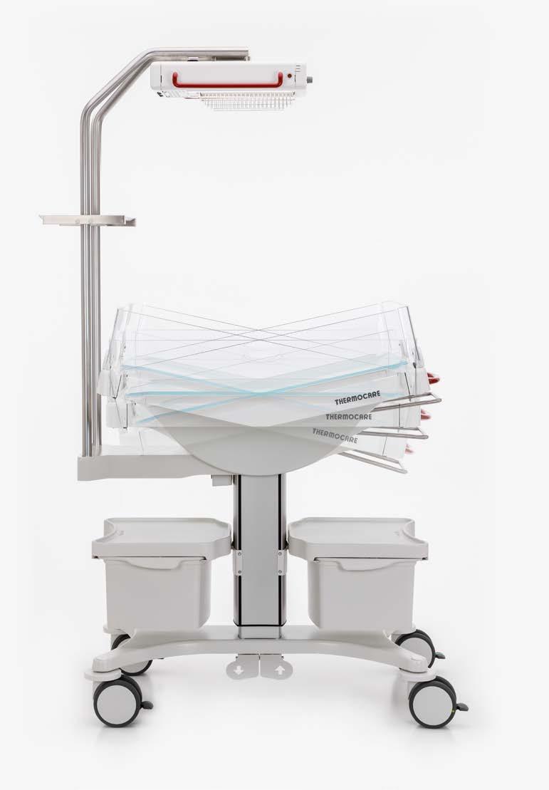 Focus on the patient The bed allows optimum working conditions for the user.