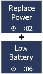 Alarms: Advisory Low Battery System