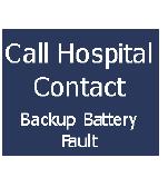 Alarms: Advisory Backup Battery Fault