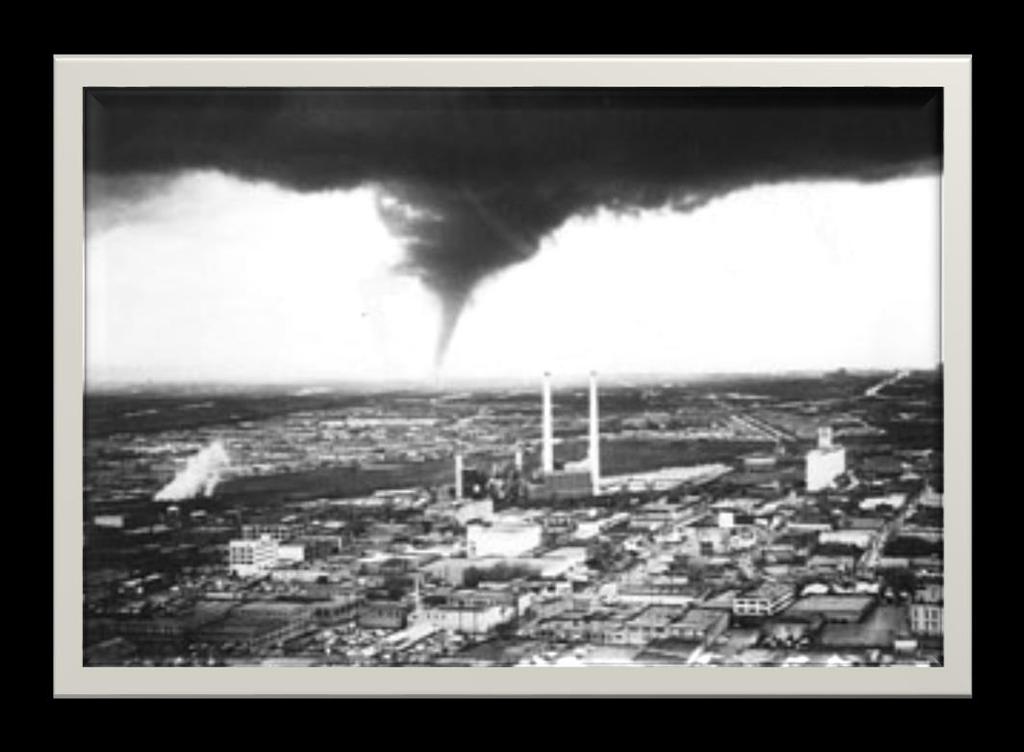 following the 1957 tornado that killed 10
