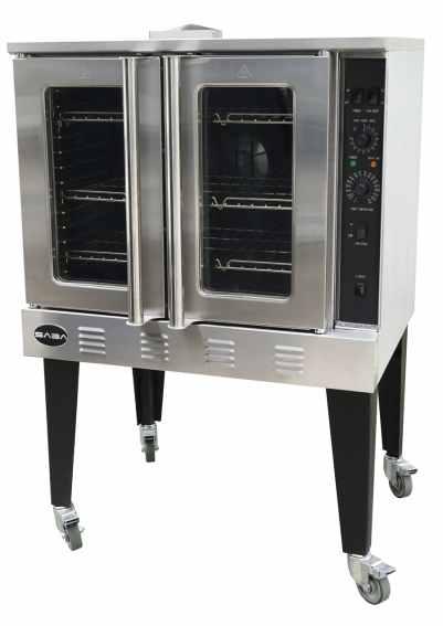 temperature controller Strong and robust angular legs for stability Stainless steel in the front Automatic igniting system for gas safety 60 minutes timer as a reminder 4 racks, 13 rack