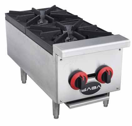 Gas stockpot Dual ring cast iron burner Heavy duty cast iron grate Standby pilot for easy start Stainless steel adjustable heavy duty legs Crumb tray at the bottom Easy conversion from natural gas to