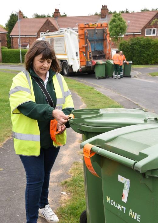Bin Tagging Project - Food Recycling Campaign to encourage