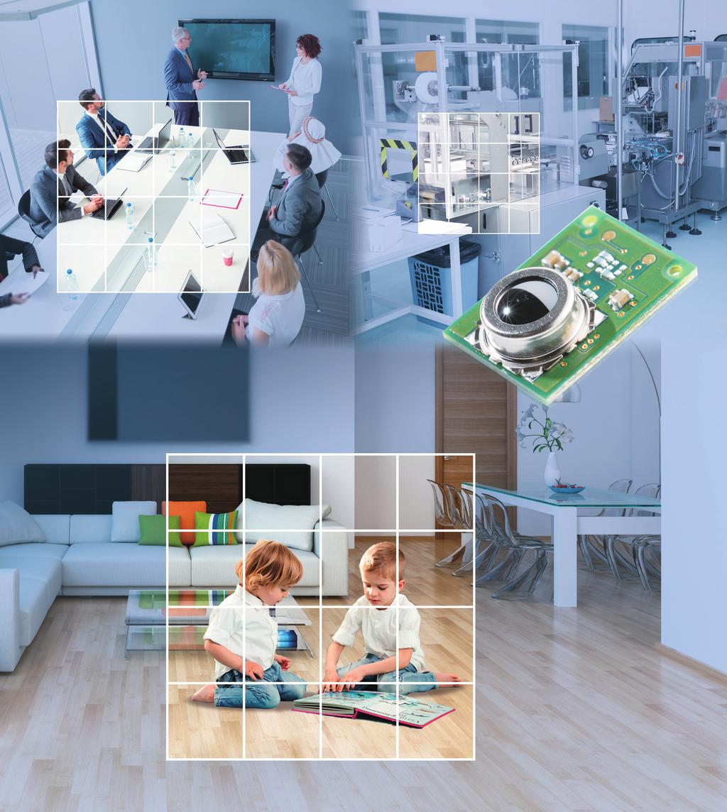 MEMS Thermal Sensors D6T Contactless measurement creating energy-efficient and comfortable living spaces Application examples provided in this document are for reference only.