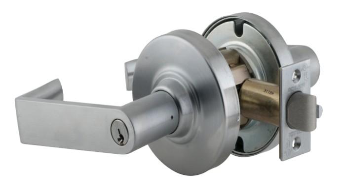 Select proper lock function to suit the use. New locksets are to be equipped with a Schlage Interchangeable construction core.